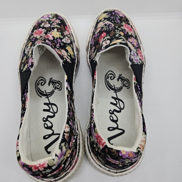 Very G floral slip on sneakers size 7 - Picture 9 of 11